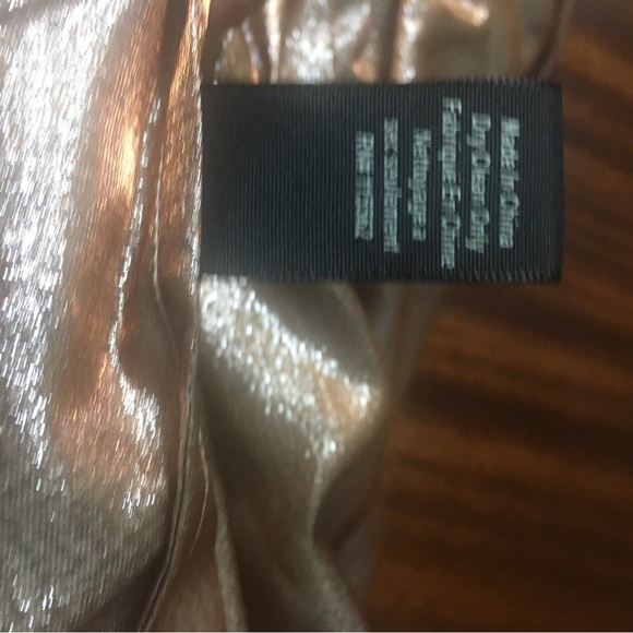 Elizabeth and James Skirt color: Music~Ivory & Silver floral lace brocade mini S - Picture 10 of 15